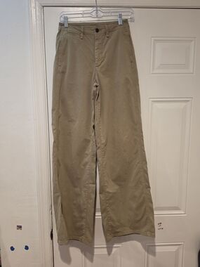 rag & bone Women's Wide-Leg Khaki Chinos - Tan